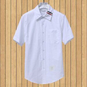 Thom Browne Men's White Short Sleeve